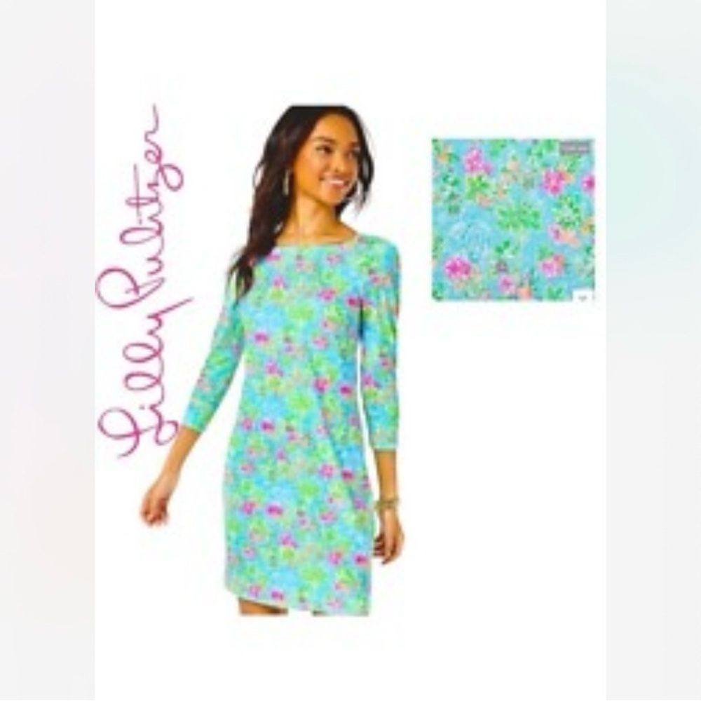 Lilly Pulitzer x Disney NWT Sophie Dress Blue Ibiza Lilly Loves Disney Size XXL